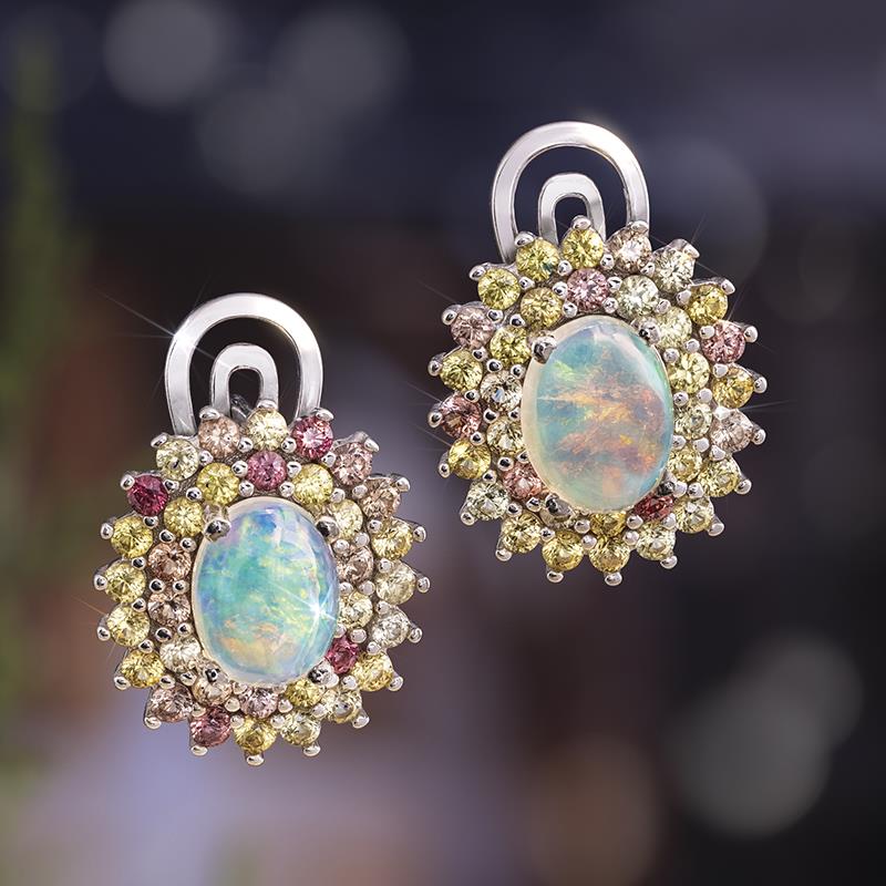 Rainbow Opal Earrings